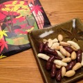 秋の京都土産に豆政のチョコレート柿の種を購入